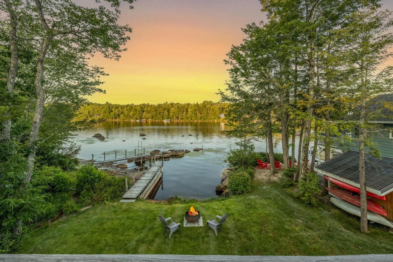 Washington Highland Lake Waterfront Cabinヴィラ エクステリア 写真